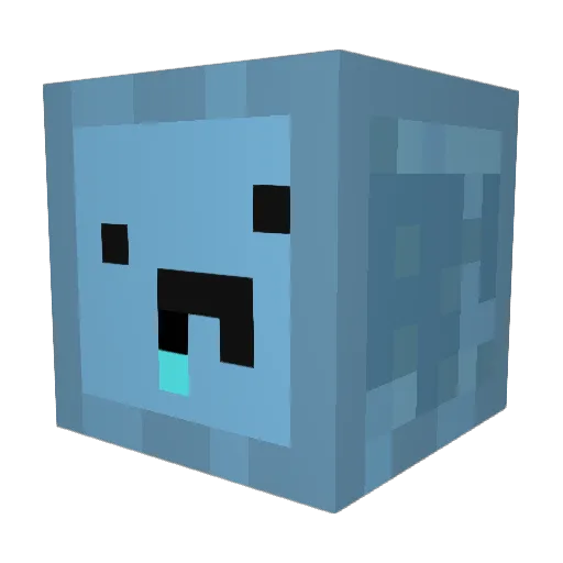 Ytwxdy Minecraft avatar head, 3D render