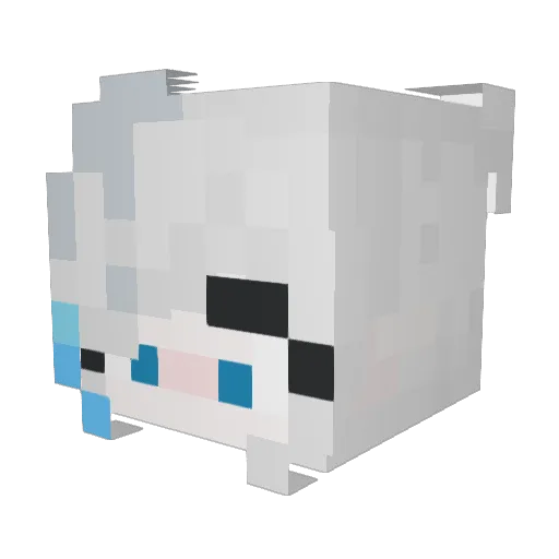 Yu1p_p Minecraft avatar head, 3D render
