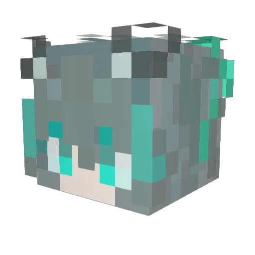 YuFan667 Minecraft avatar head, 3D render