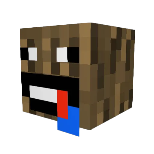 YuJin_Kim Minecraft avatar head, 3D render