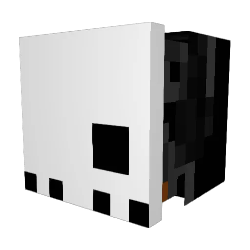 YuKyros Minecraft avatar head, 3D render