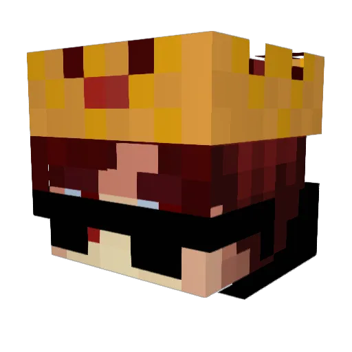 YuNgVillads Minecraft avatar head, 3D render
