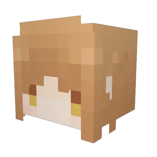 YuShanPvP Minecraft avatar head, 3D render