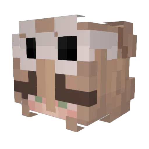 Yu_An0626 Minecraft avatar head, 3D render