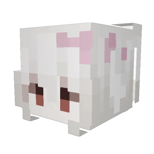 Yu_Ri_0717 Minecraft avatar head, 3D render