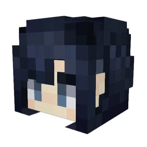 Yu_fei_0831 Minecraft avatar head, 3D render