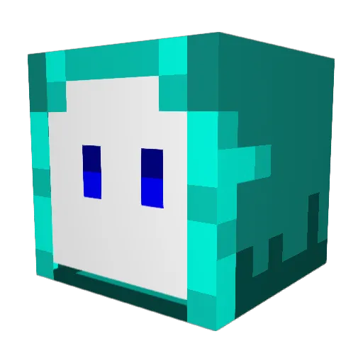 YuanJihe Minecraft avatar head, 3D render