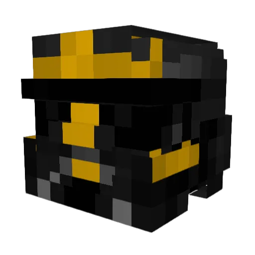 Yuan_L_L Minecraft avatar head, 3D render