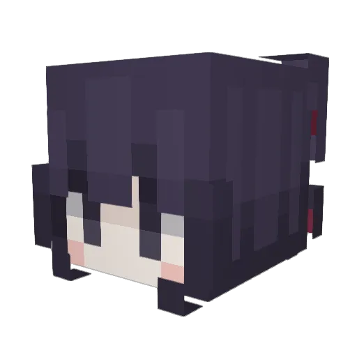 Yuanbao127 Minecraft avatar head, 3D render