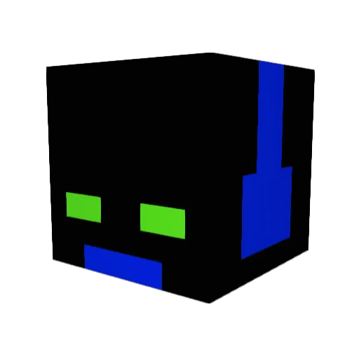 Yuasa3333 Minecraft avatar head, 3D render