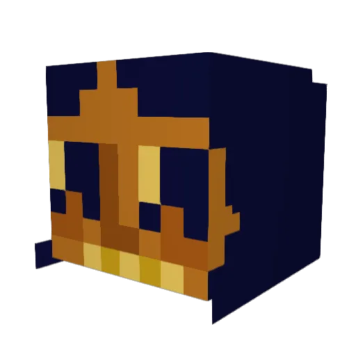 YuckyGucky Minecraft avatar head, 3D render