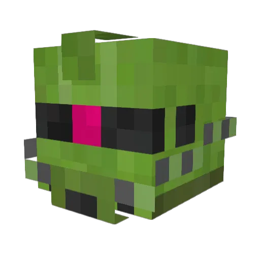 Yue411 Minecraft avatar head, 3D render