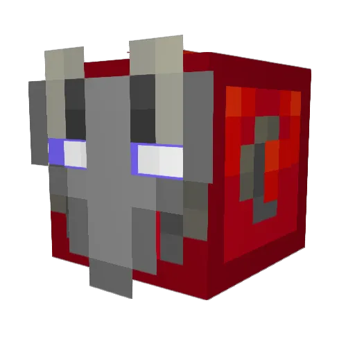 Yuen1026 Minecraft avatar head, 3D render