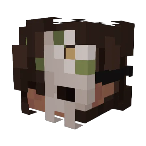 YugaoUzuki Minecraft avatar head, 3D render