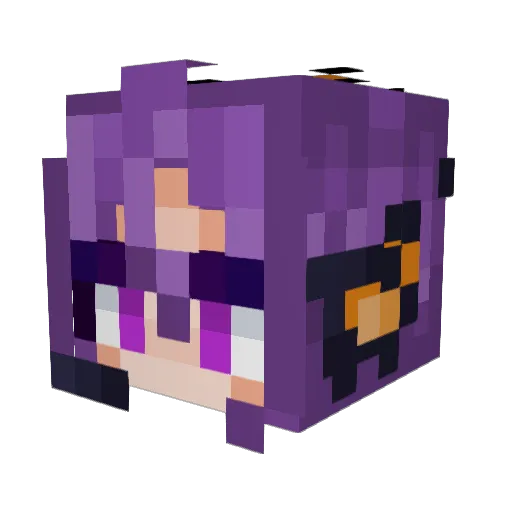 YuggaChugga Minecraft avatar head, 3D render