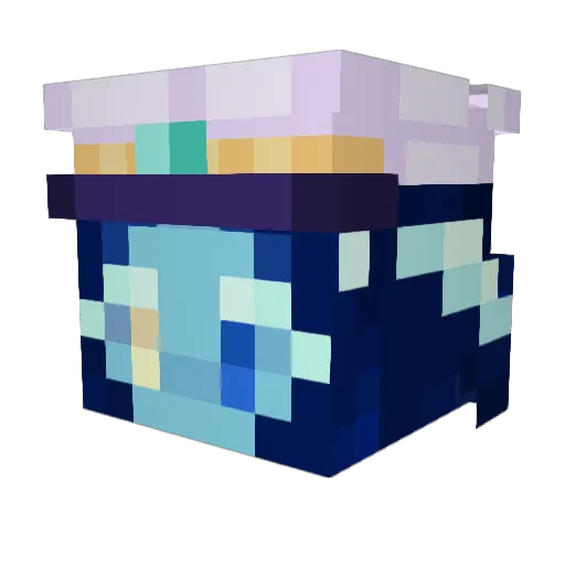 YugiChaaan Minecraft avatar head, 3D render