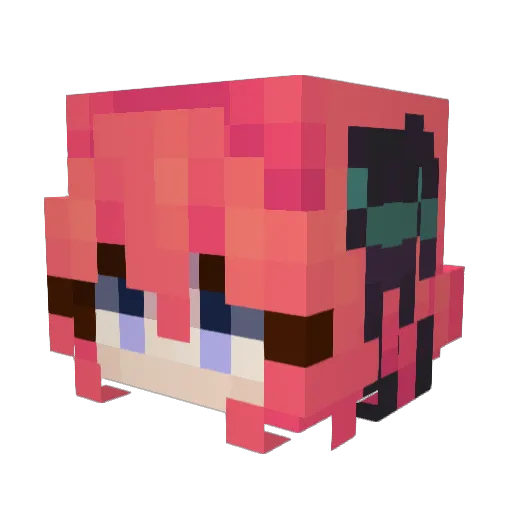 Yugiti6161 Minecraft avatar head, 3D render