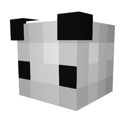 Yugz21 Minecraft avatar head, 3D render