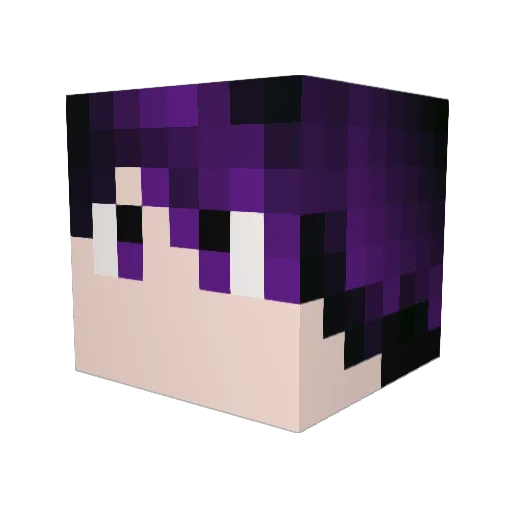 Yuito0407 Minecraft avatar head, 3D render