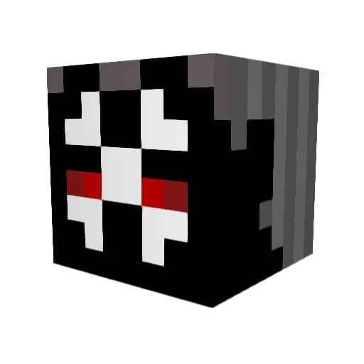 Yuki0844 Minecraft avatar head, 3D render