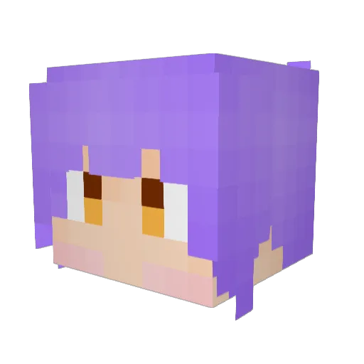 Yuki9777 Minecraft avatar head, 3D render
