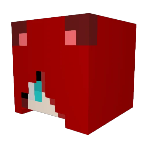 YukiCraft Minecraft avatar head, 3D render