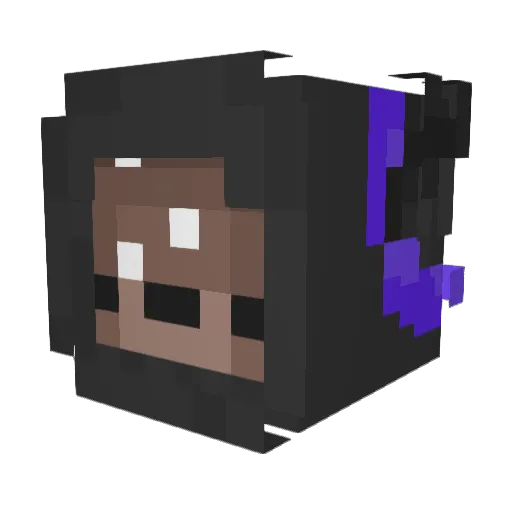 YukiDeer Minecraft avatar head, 3D render