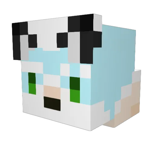 Yuki_0110 Minecraft avatar head, 3D render