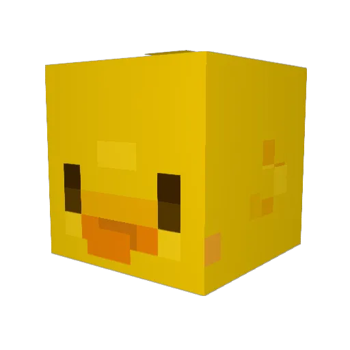 Yuki_Fofi Minecraft avatar head, 3D render