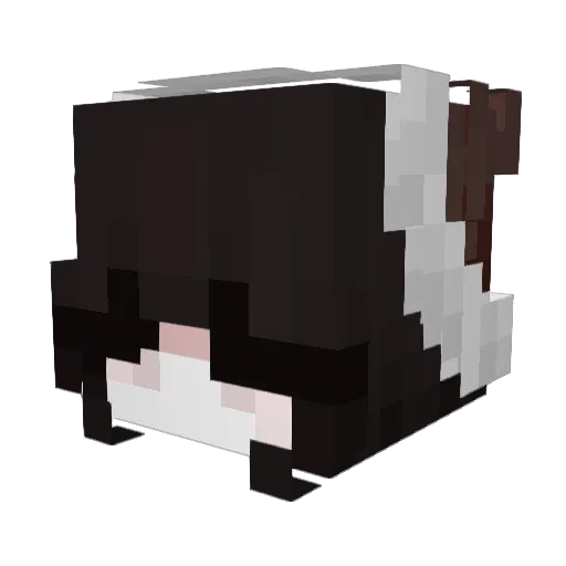 Yuki_Kat Minecraft avatar head, 3D render