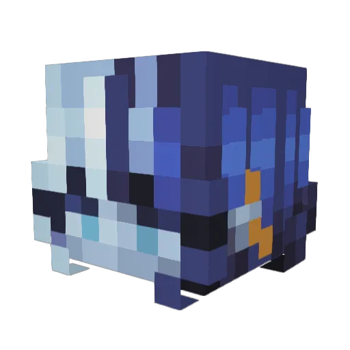 Yukigir Minecraft avatar head, 3D render