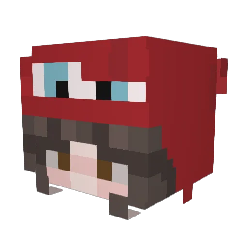 Yukiiiiiii_ Minecraft avatar head, 3D render