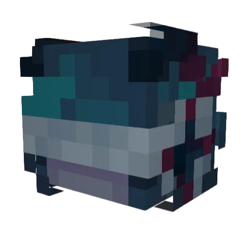 Yukiou_ro Minecraft avatar head, 3D render