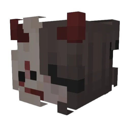 Yuko0_0 Minecraft avatar head, 3D render