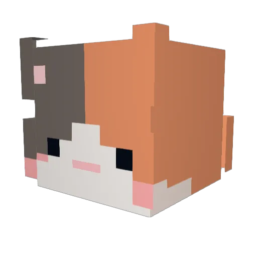 Yul_324 Minecraft avatar head, 3D render