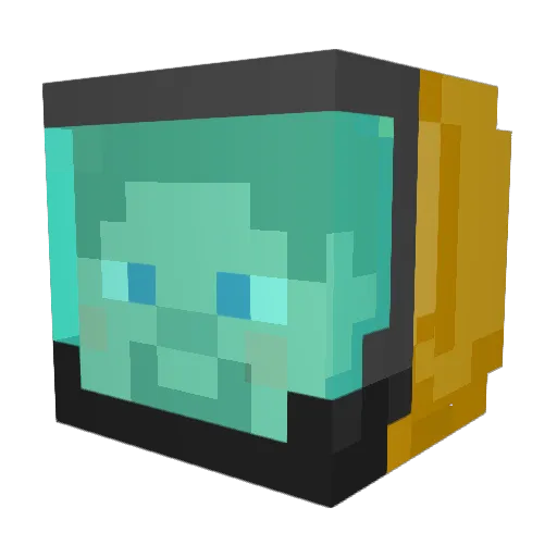 Yulan17 Minecraft avatar head, 3D render