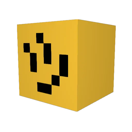 Yum765r Minecraft avatar head, 3D render