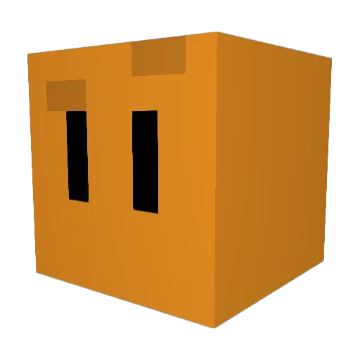 YumCarrot42 Minecraft avatar head, 3D render