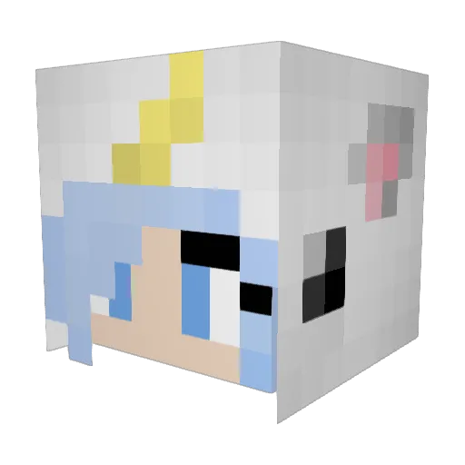 Yum_Dumplings Minecraft avatar head, 3D render