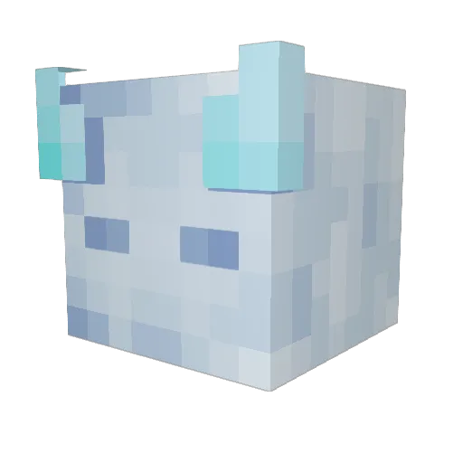 Yum_yee Minecraft avatar head, 3D render