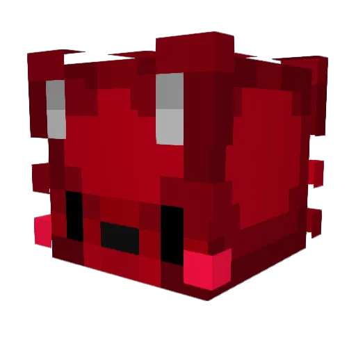 Yumeko_ Minecraft avatar head, 3D render