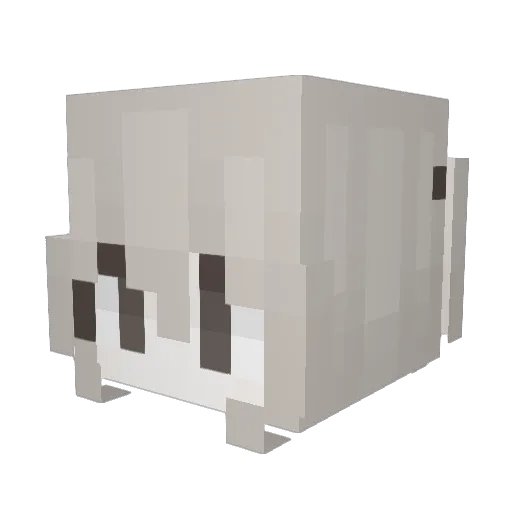 YumiYuux Minecraft avatar head, 3D render
