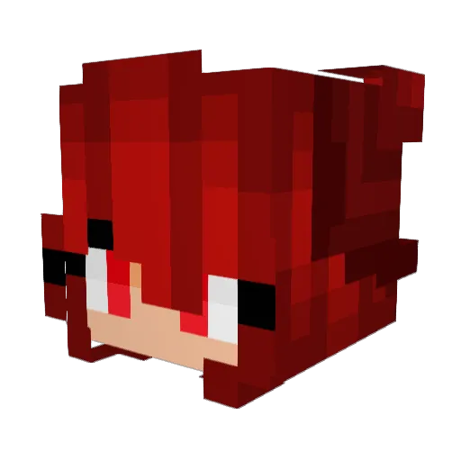 Yumi_X3 Minecraft avatar head, 3D render