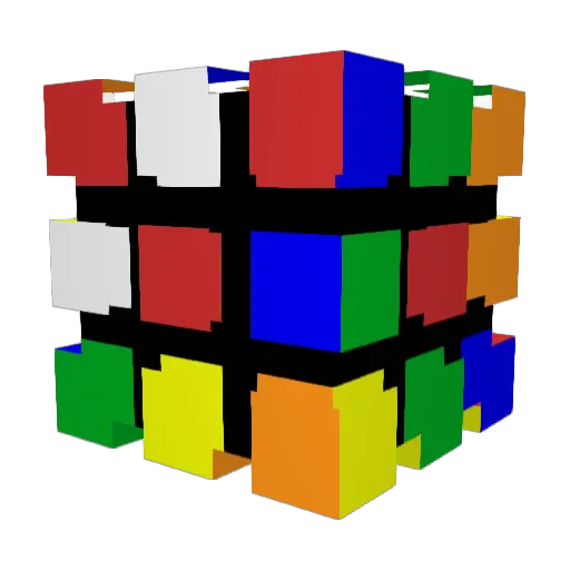 Yumiko08 Minecraft avatar head, 3D render