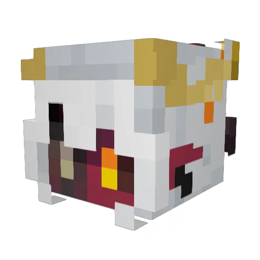 YumikoYamha Minecraft avatar head, 3D render