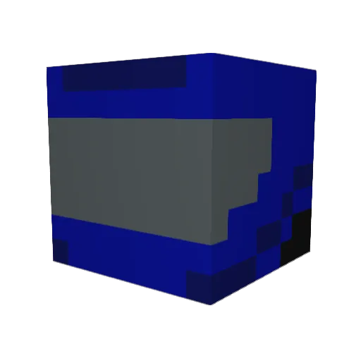 YummiR6 Minecraft avatar head, 3D render