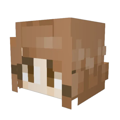 Yummy88 Minecraft avatar head, 3D render