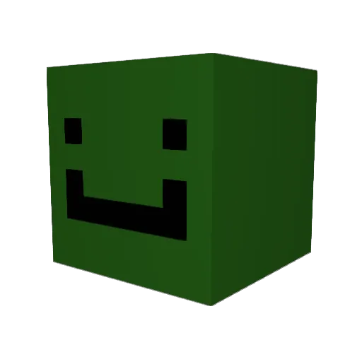 YummyCatFood Minecraft avatar head, 3D render