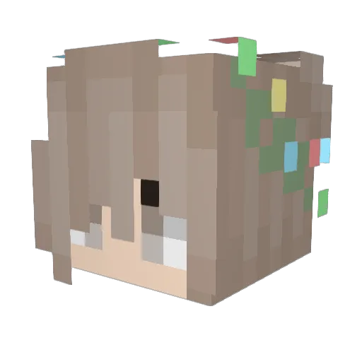 YummyDonut9 Minecraft avatar head, 3D render