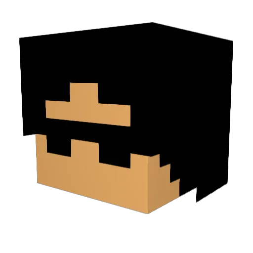 YummyLiver Minecraft avatar head, 3D render